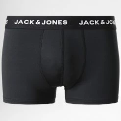 Grosses soldes 😀 Lot De 3 Boxers Microfibre Noir de Jack And Jones 🛒 -Jack And Jones Soldes jack and jones 347273 12228562 BLACK BLACK BI 20221121T135800 03