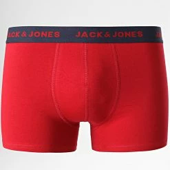 Le moins cher ✔️ Lot De 5 Boxers Smiley Xmas Bleu Marine Noir Rouge de Jack And Jones 🎁 -Jack And Jones Soldes jack and jones 347356 12220943 NAVY BLAZER BLACK BI 20221121T135628 04