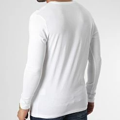 Nouveau ⌛ Tee 👚 Shirt Manches Longues Luca Blanc de Jack And Jones 🎁 -Jack And Jones Soldes jack and jones 347360 12225444 WHITE 20221110T154602 04