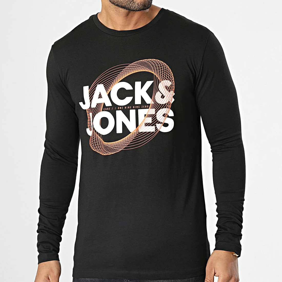 Sortie ⭐ Tee 👚 Shirt Manches Longues Luca Noir de Jack And Jones 🎉 3 Sortie ⭐ Tee 👚 Shirt Manches Longues Luca Noir de Jack And Jones 🎉 – Image 3