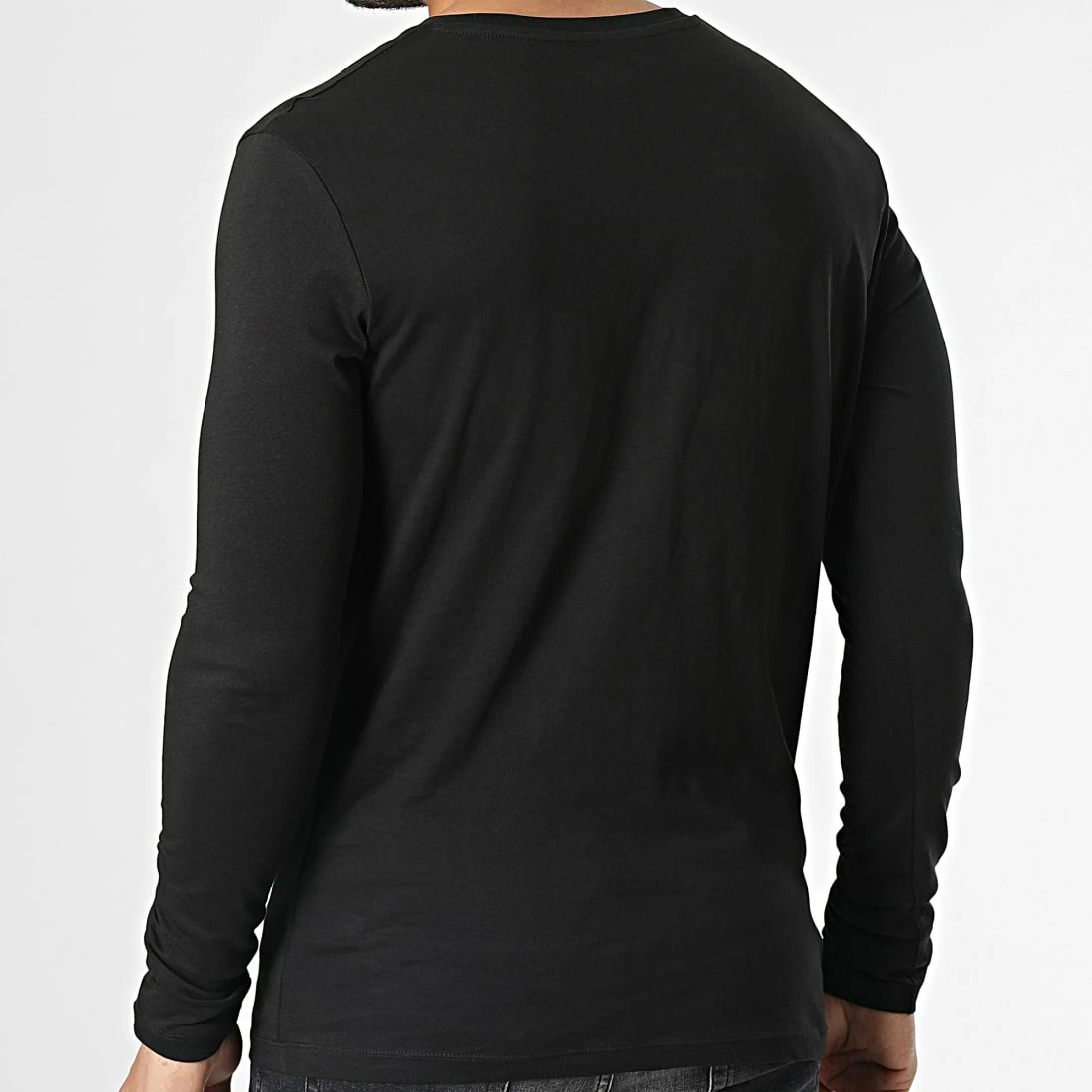 Sortie ⭐ Tee 👚 Shirt Manches Longues Luca Noir de Jack And Jones 🎉 4 Sortie ⭐ Tee 👚 Shirt Manches Longues Luca Noir de Jack And Jones 🎉 – Image 4