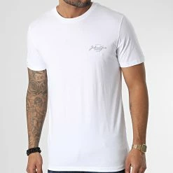Le moins cher ✔️ Tee 👕 Shirt Ferry Blanc de Jack And Jones 🤩