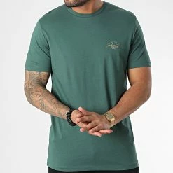 Tout neuf 🥰 Tee 👚 Shirt Ferry Vert de Jack And Jones 😍 -Jack And Jones Soldes jack and jones 347367 12225556 TREKKING GREEN 20221110T154711 03