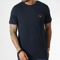 Coupon 🎉 Tee 👚 Shirt Ferry Bleu Marine de Jack And Jones ❤️ -Jack And Jones Soldes jack and jones 347369 12225556 NAVY BLAZER 20221110T152741 03