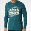 Top 10 🧨 Tee 👕 Shirt Manches Longues Luca Vert de Jack And Jones ❤️