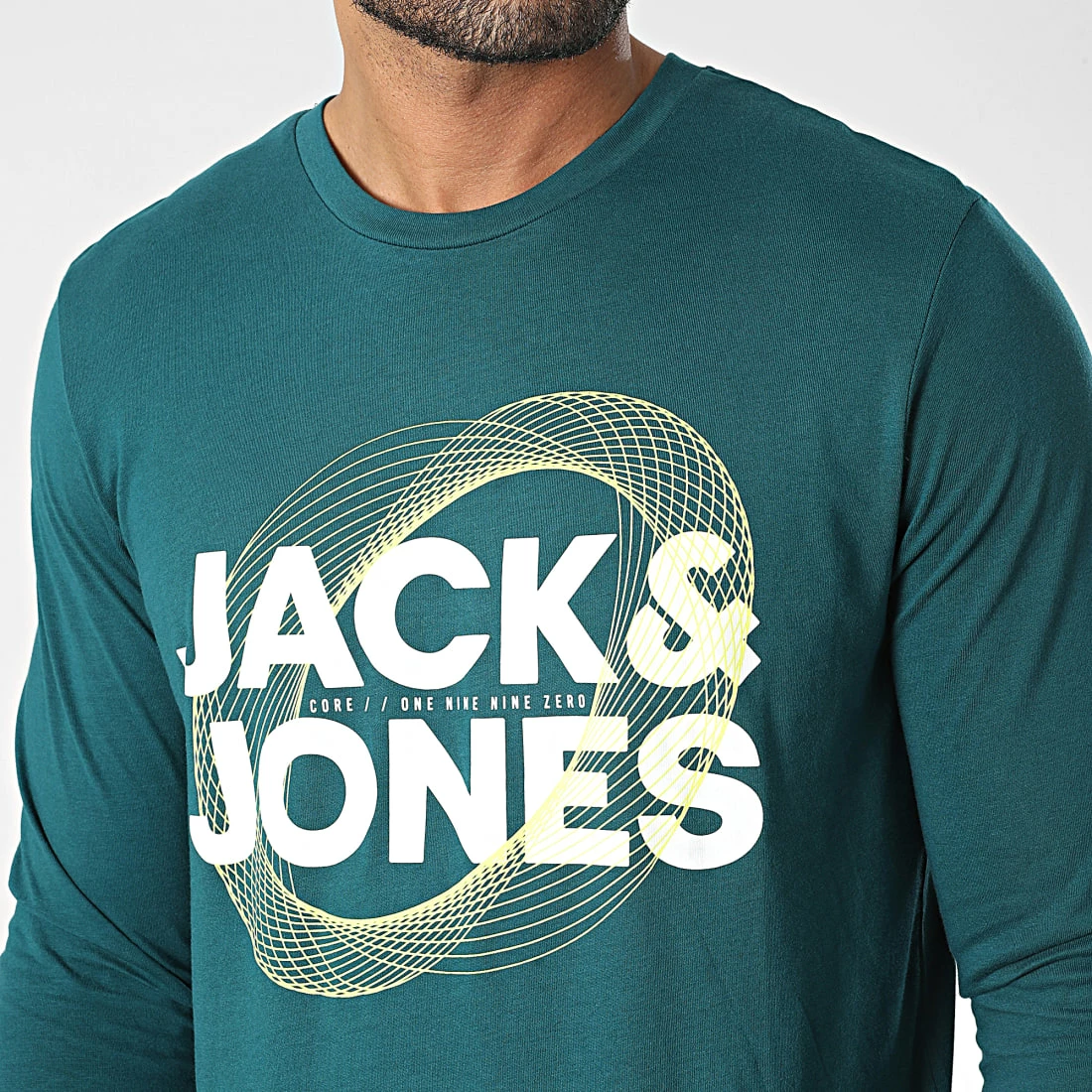 Top 10 🧨 Tee 👕 Shirt Manches Longues Luca Vert de Jack And Jones ❤️ 2 Top 10 🧨 Tee 👕 Shirt Manches Longues Luca Vert de Jack And Jones ❤️ – Image 2