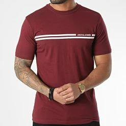 Grosses soldes 🎁 Tee 👚 Shirt William Bordeaux de Jack And Jones 😉 -Jack And Jones Soldes jack and jones 347391 12222150 WINDSOR WINE 20221110T154809 03