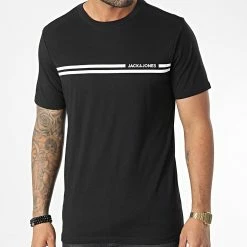 Meilleure vente 😉 Tee 👕 Shirt William Noir de Jack And Jones ⭐