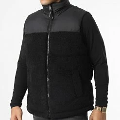 Remise ⌛ Doudoune Sherpa Sans Manches Chili Noir de Jack And Jones 🤩