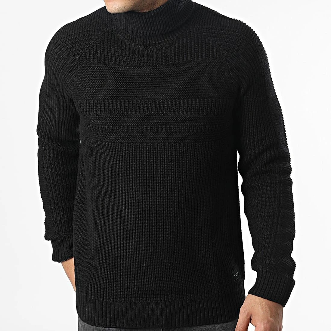 Budget 👏 Pull Col Roulé Power Noir de Jack And Jones 🧨 3 Budget 👏 Pull Col Roulé Power Noir de Jack And Jones 🧨 – Image 3
