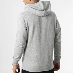 Sortie 🔔 Sweat Capuche Friday Gris Chiné de Jack And Jones 🎁 -Jack And Jones Soldes jack and jones 347486 12220537 LIGHT GREY MEL 20221114T122311 04