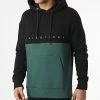 Meilleur prix 🎉 Sweat Capuche Copenhagen Blocking Noir Vert de Jack And Jones 😍