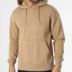 Bon marché 😀 Sweat Capuche Copenhagen Camel de Jack And Jones 🔔 -Jack And Jones Soldes jack and jones 347497 12176864 TIGERS EYE 20221110T161308 03