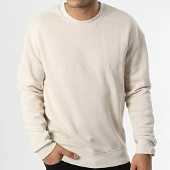 Coupon ✨ Sweat Crewneck Copenhagen Beige de Jack And Jones 🎁