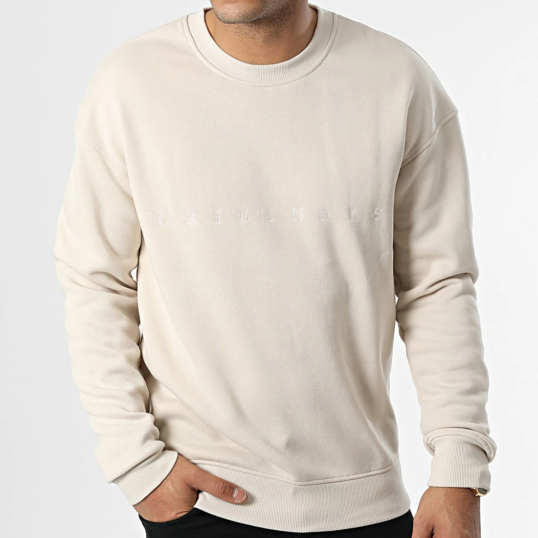 Coupon ✨ Sweat Crewneck Copenhagen Beige de Jack And Jones 🎁 1 Coupon ✨ Sweat Crewneck Copenhagen Beige de Jack And Jones 🎁