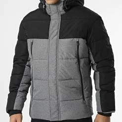 Grosses soldes 🔥 Doudoune Capuche Friday Noir Gris Chiné de Jack And Jones 🎉 6 Grosses soldes 🔥 Doudoune Capuche Friday Noir Gris Chiné de Jack And Jones 🎉 -Jack And Jones Soldes jack and jones 347526 12219332 BLACK 20221114T124952 03