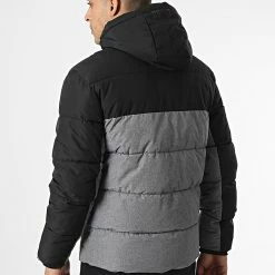 Grosses soldes 🔥 Doudoune Capuche Friday Noir Gris Chiné de Jack And Jones 🎉 7 Grosses soldes 🔥 Doudoune Capuche Friday Noir Gris Chiné de Jack And Jones 🎉 -Jack And Jones Soldes jack and jones 347526 12219332 BLACK 20221114T124954 04