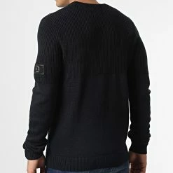 Le moins cher ❤️ Pull Spencer Bleu Marine de Jack And Jones 🧨 -Jack And Jones Soldes jack and jones 347529 12211311 NAVY BLAZER 20221114T125120 04