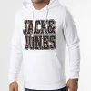 Promo 🛒 Sweat Capuche Neon Dot Blanc de Jack And Jones ✨