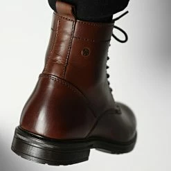 De gros 🥰 Boots Frances Leather 12215560 Cognac de Jack And Jones ⌛ -Jack And Jones Soldes jack and jones 347556 12215560 COGNAC 20221111T155413 04