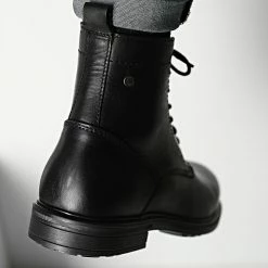 Nouveau 😀 Boots Frances Leather 12215560 Anthracite de Jack And Jones 🎁 -Jack And Jones Soldes jack and jones 347558 12215560 ANTHRACITE 20221111T155359 04