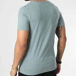 Tout neuf 🎁 Tee 👚 Shirt Blabooster 12227221 Vert Clair de Jack And Jones ⭐ -Jack And Jones Soldes jack and jones 347706 12227221 STORMY SEA 20221124T144024 04