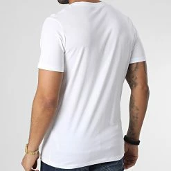 Sortie 🎁 Tee 👕 Shirt Blabooster Blanc de Jack And Jones 🤩 -Jack And Jones Soldes jack and jones 347707 12227221 WHITE 20221124T144544 04