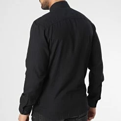 Top 10 🧨 Chemise Manches Longues Orion Noir de Jack And Jones 🧨 -Jack And Jones Soldes jack and jones 347712 12219371 BLACK SOLID 20221124T145123 04
