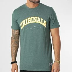 Meilleur prix 🌟 Tee 👚 Shirt Woodland Vert de Jack And Jones 💯