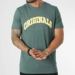 Meilleur prix 🌟 Tee 👚 Shirt Woodland Vert de Jack And Jones 💯 -Jack And Jones Soldes jack and jones 347715 12221450 TREKKING GREEN 20221124T144047 03