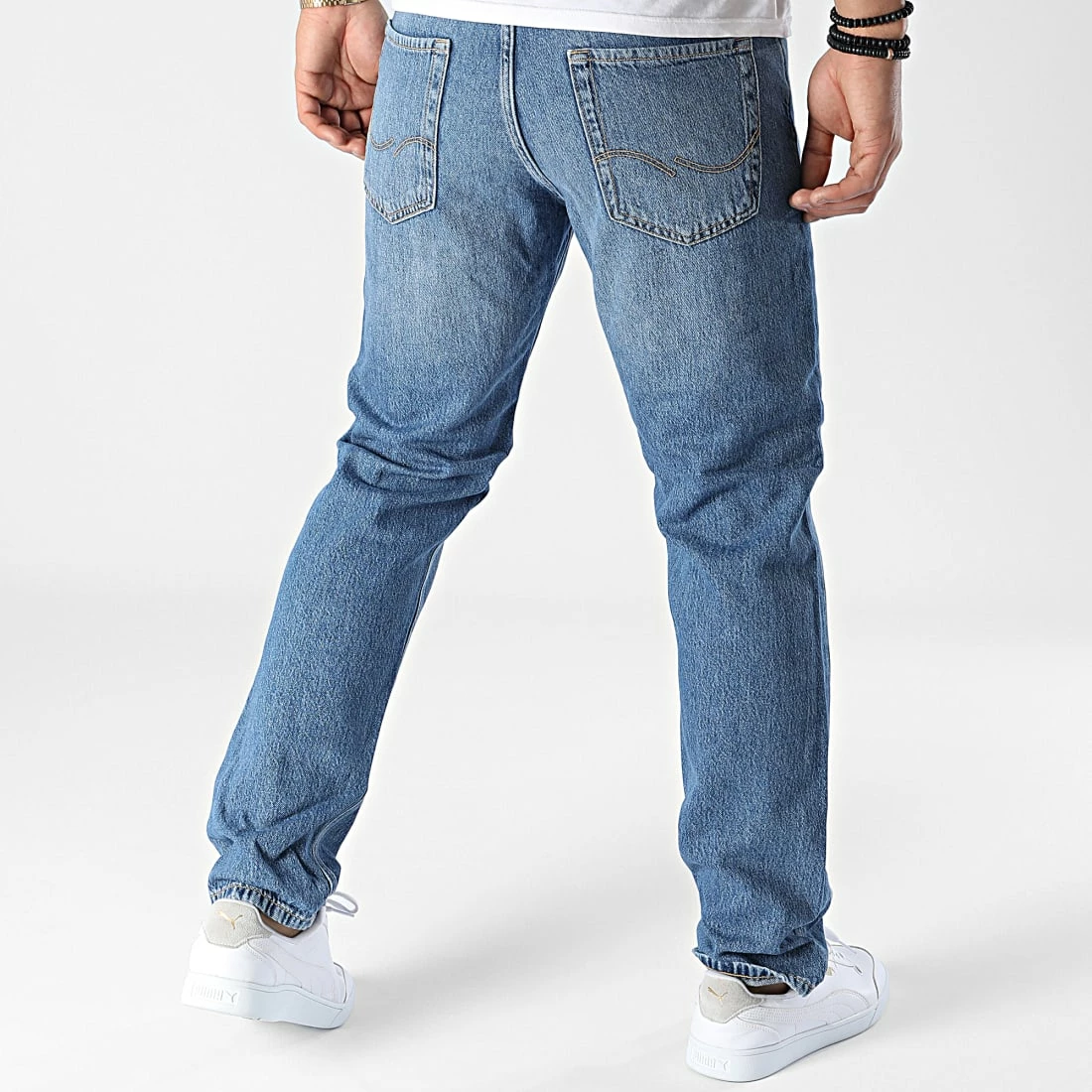 Vente flash 😀 Jean Regular Loose Chris Original Bleu Denim de Jack And Jones 🔔 4 Vente flash 😀 Jean Regular Loose Chris Original Bleu Denim de Jack And Jones 🔔 – Image 4