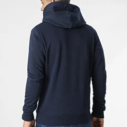 Le moins cher 🔥 Sweat Capuche Freddie Bleu Marine de Jack And Jones ❤️ -Jack And Jones Soldes jack and jones 348658 12225465 NAVY BLAZER 20221128T140947 04