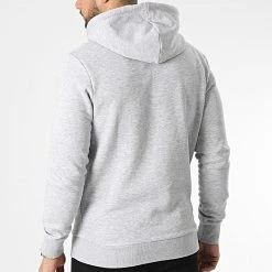 Le moins cher 🛒 Sweat Capuche Freddie Gris Chiné de Jack And Jones 🌟 -Jack And Jones Soldes jack and jones 348659 12225465 LIGHT GREY MELANGE 20221123T161629 04