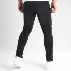 Promo 🤩 Jean Skinny Tom Original Noir de Jack And Jones 🌟 -Jack And Jones Soldes jack and jones 348696 12226377 BLACK DENIM 20221124T154542 04
