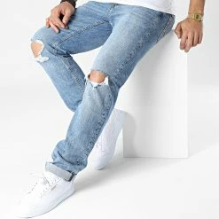 Offres 🔥 Jean Mike Original Bleu Denim de Jack And Jones 🧨 -Jack And Jones Soldes jack and jones 348765 12220852 BLUE DENIM 20221128T125101 03