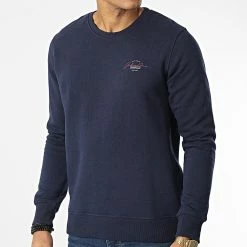 Coupon 😉 Sweat Crewneck Ferry 12225200 Bleu Marine de Jack And Jones ❤️