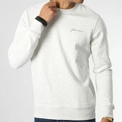 Les meilleures critiques de 🎁 Sweat Crewneck Ferry 12225200 Gris Chiné de Jack And Jones 👍