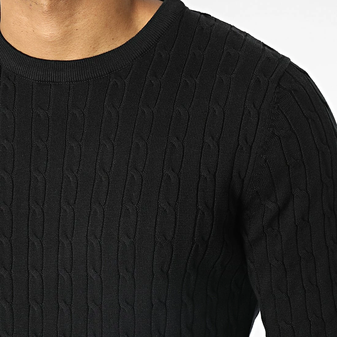 Top 10 ✔️ Pull Richard Knit 12220795 Noir de Jack And Jones 🔥 2 Top 10 ✔️ Pull Richard Knit 12220795 Noir de Jack And Jones 🔥 – Image 2