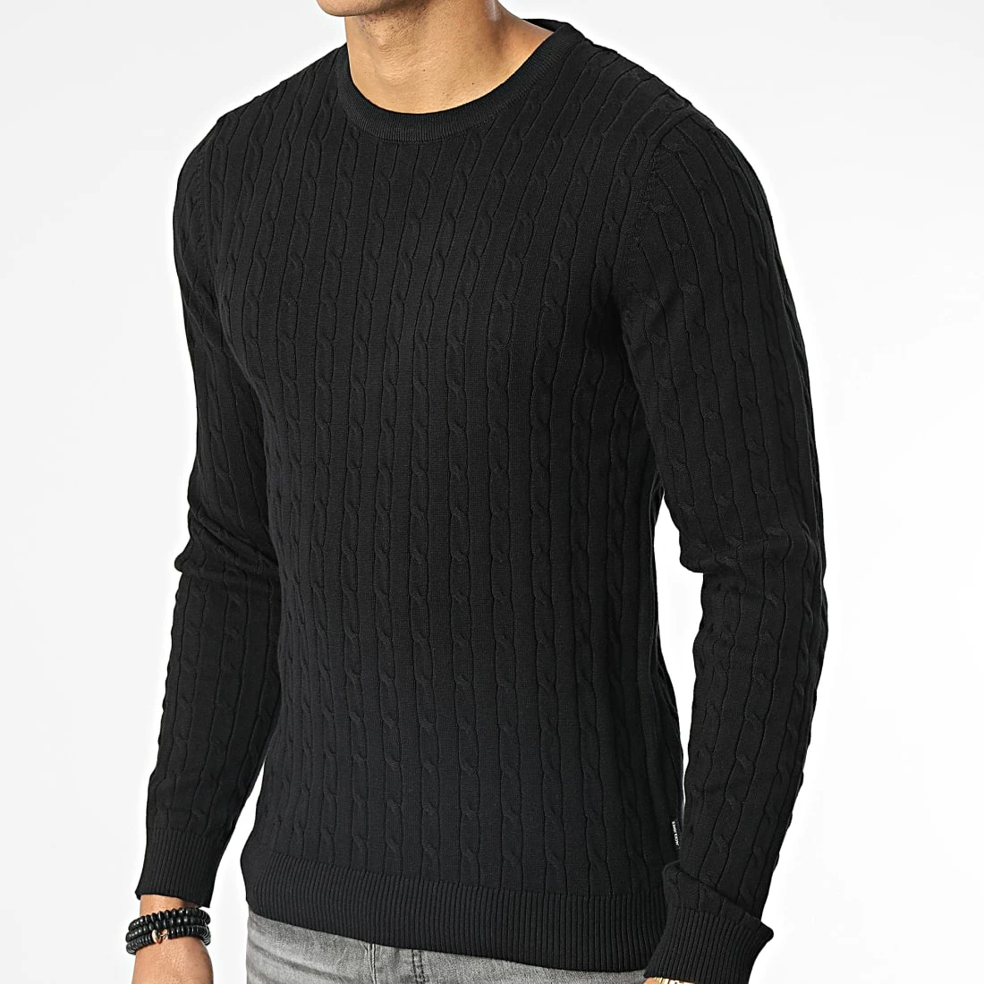 Top 10 ✔️ Pull Richard Knit 12220795 Noir de Jack And Jones 🔥 3 Top 10 ✔️ Pull Richard Knit 12220795 Noir de Jack And Jones 🔥 – Image 3