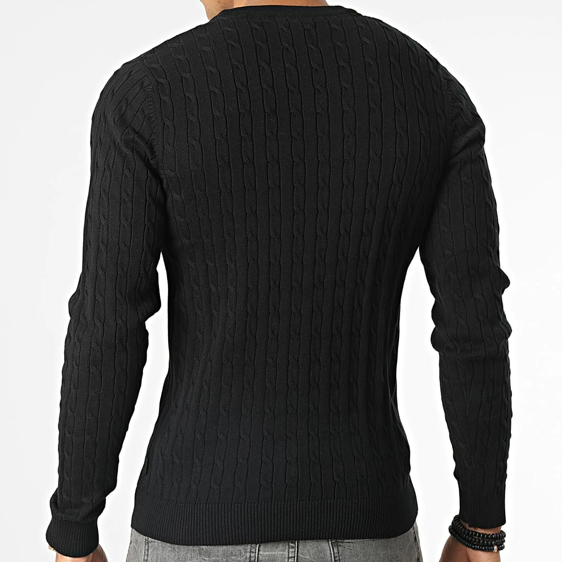 Top 10 ✔️ Pull Richard Knit 12220795 Noir de Jack And Jones 🔥 4 Top 10 ✔️ Pull Richard Knit 12220795 Noir de Jack And Jones 🔥 – Image 4