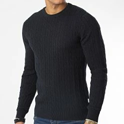 Promo 👍 Pull Richard Knit 12220795 Bleu Marine de Jack And Jones 🌟 6 Promo 👍 Pull Richard Knit 12220795 Bleu Marine de Jack And Jones 🌟 -Jack And Jones Soldes jack and jones 348809 12220795 NAVY BLAZER 20221128T141357 03