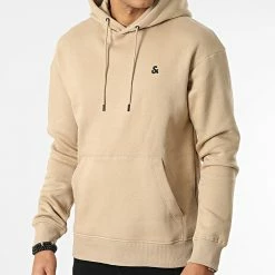 Vente flash ⭐ Sweat Capuche Star Roof Beige de Jack And Jones 🌟 -Jack And Jones Soldes jack and jones 348815 12212404 CROCKERY 20221128T141725 03