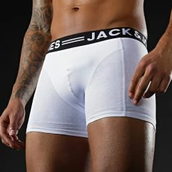 Grosses soldes ❤️ Lot De 3 Boxers Sense Noir Gris Blanc de Jack And Jones ✨ -Jack And Jones Soldes jack and jones 69946 12081832 BLK WH LIGH NOOS TPDT 20211124T140807 05