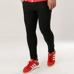 Vente flash 🌟 Jean Skinny Liam Original 009 Lid Noir de Jack And Jones 🥰 -Jack And Jones Soldes jack and jones 80096 12109952 black denim noosfw18 20180820T114345 04