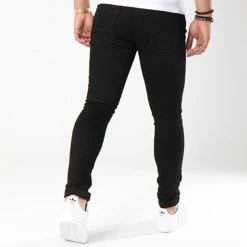Vente flash 🌟 Jean Skinny Liam Original 009 Lid Noir de Jack And Jones 🥰 -Jack And Jones Soldes jack and jones 80096 12109952 black denim noosfw18 20180820T114345 0555