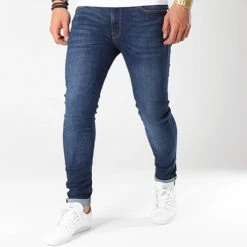 Offres 😍 Jean Skinny Liam Original AM 014 Lid Bleu Denim de Jack And Jones 😀