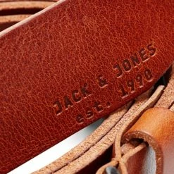 Grosses soldes ✔️ Ceinture Paul Leather Marron de Jack And Jones 💯 -Jack And Jones Soldes jack and jones 81971 12111286 mocha bisque noosfw18 20180820T115438 03