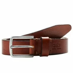 Jack And Jones Soldes 27 Meilleure affaire 😍 Ceinture Clee Leather Marron de Jack And Jones 🧨