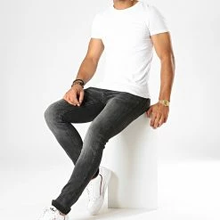 Tout neuf ⭐ Jean Slim Glenn Noir de Jack And Jones 🤩 -Jack And Jones Soldes none 189880 12159030 BLACK DENIM 20190719T100524 03