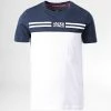 Coupon 💯 Tee 👚 Shirt Enfant Steve Bleu Marine Blanc de Jack And Jones 🌟